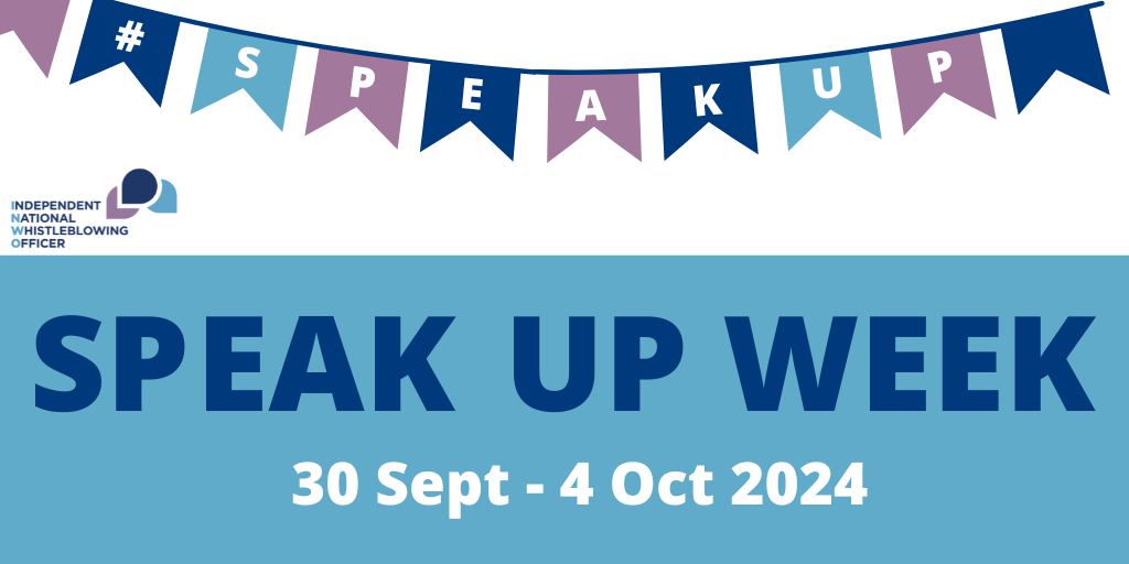 Speak Up Week 2024, 30 September - 4 October